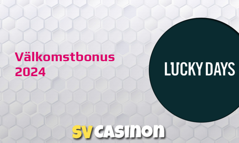 Ny bonus från Lucky Days Casino, 100 Spins