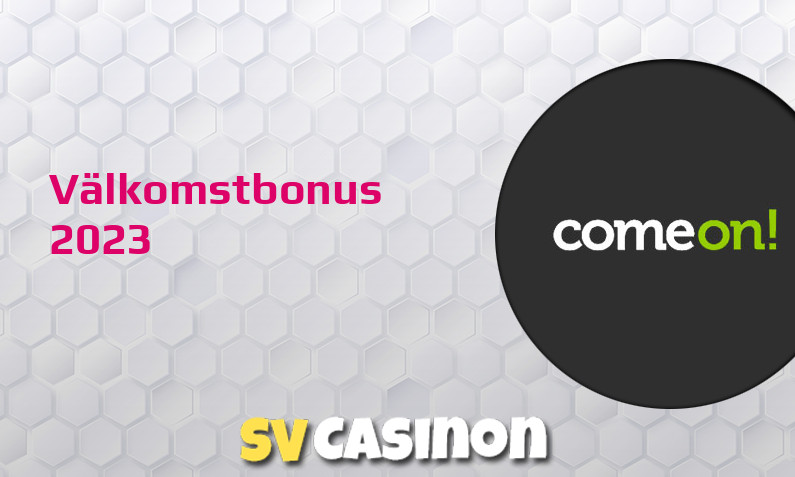 Senaste bonus från Comeon Casino, 20 Välkomstsnurr